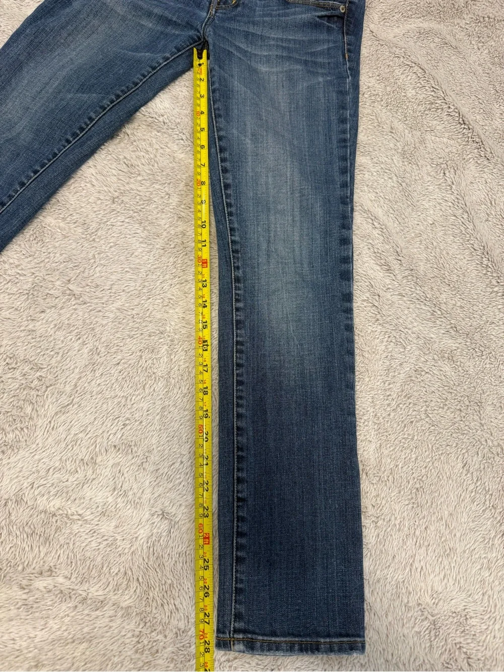 American Eagle Outfitters Blue Skinny Jeans - Faded Wash - Picture 7 of 7